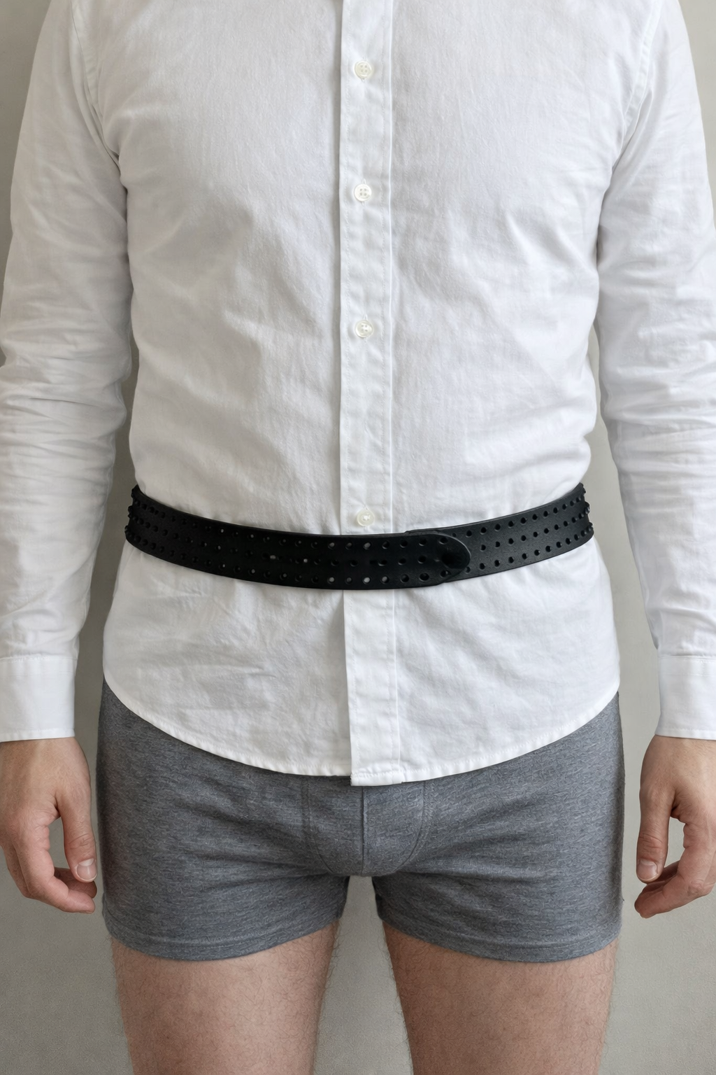 Shirt Tucker on a white dress shirt